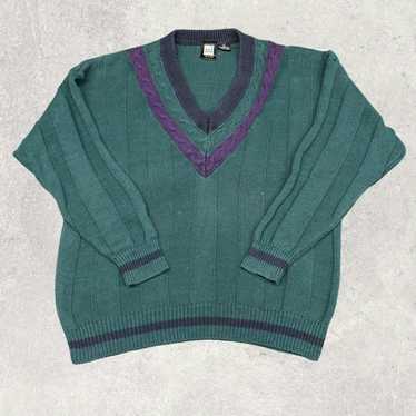 Vintage Vintage V Neck Sweater - image 1