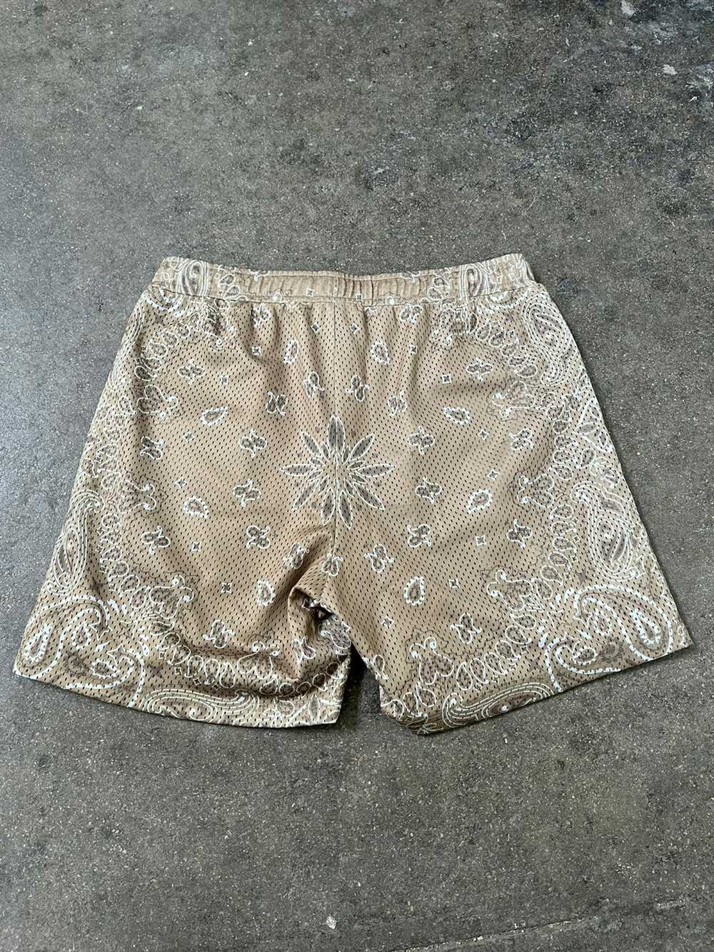 Streetwear × Vintage Paisley Bandana Mesh Shorts M - image 4