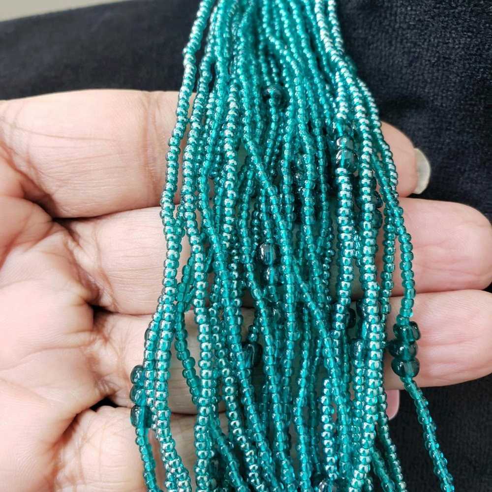 Other Fashion Turquoise Multi Strand Glass Seed B… - image 5