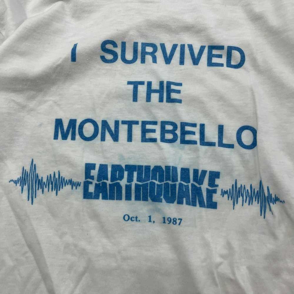 Vintage VINTAGE 1987 Montebello Earthquake Single… - image 3