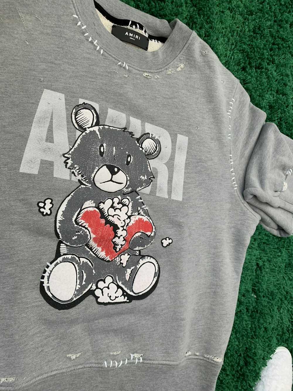 Amiri Amiri Teddy Repair Sweatshirt - image 2