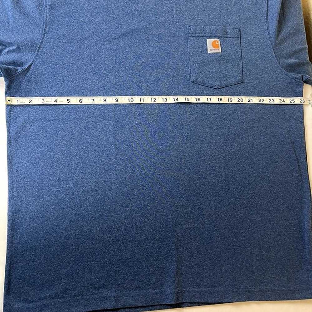 Carhartt NWOT Mens XL Loose Fit Blue Cotton T-Shi… - image 4