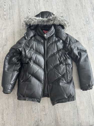 【名作】11aw Supreme Leather Down Jacket Supreme Leather Down Jacket 1 (FW11)