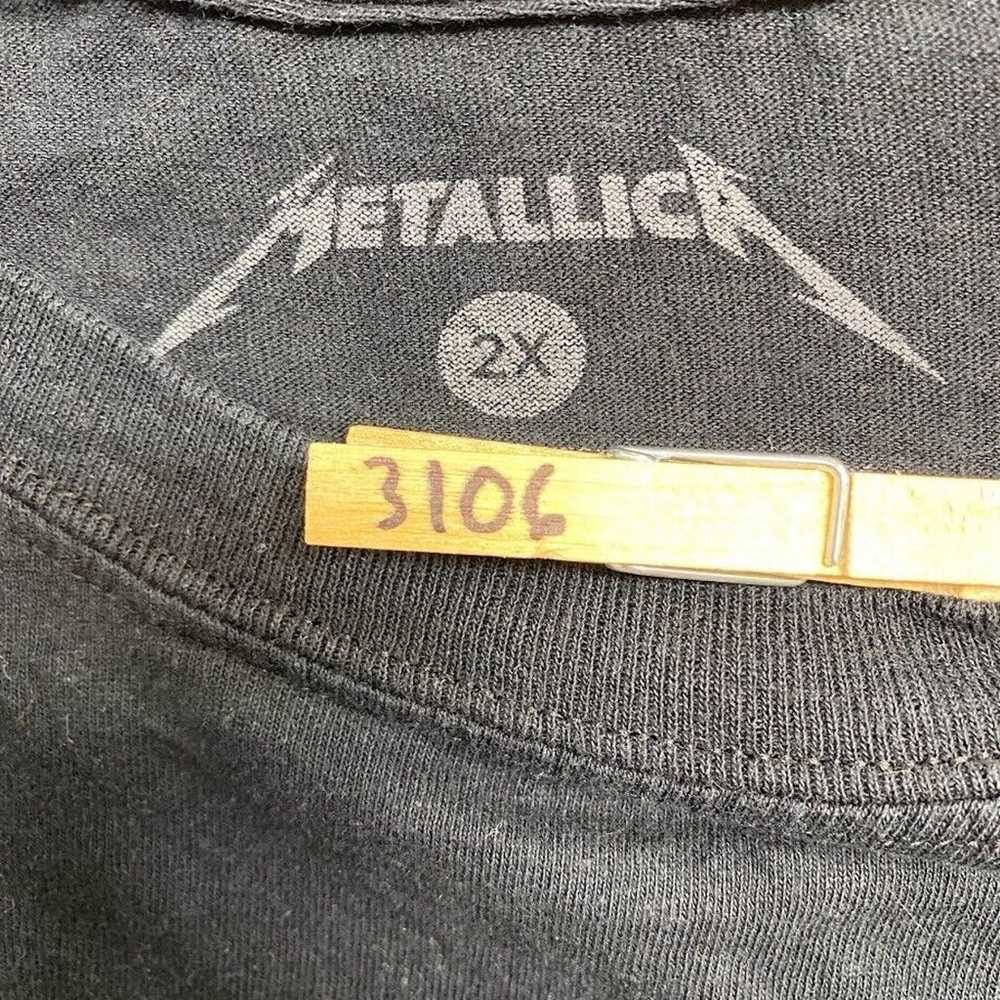 Metallica Band Tee Thrifted Vintage Style Size 2XL - image 10