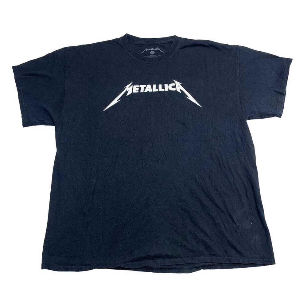 Metallica Band Tee Thrifted Vintage Style Size 2XL - image 1