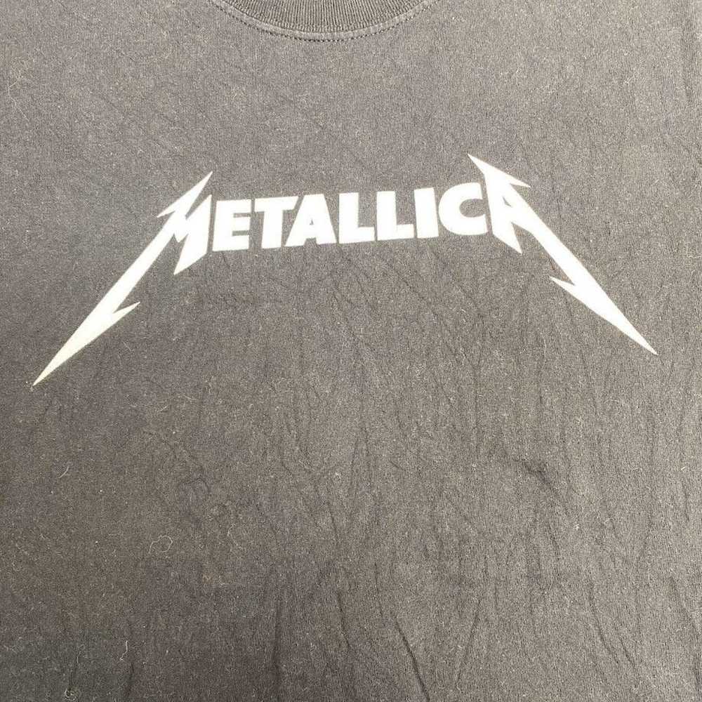 Metallica Band Tee Thrifted Vintage Style Size 2XL - image 4
