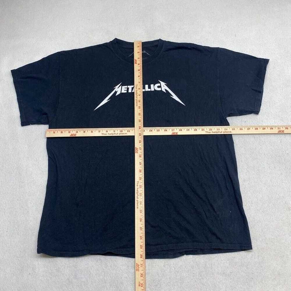 Metallica Band Tee Thrifted Vintage Style Size 2XL - image 5