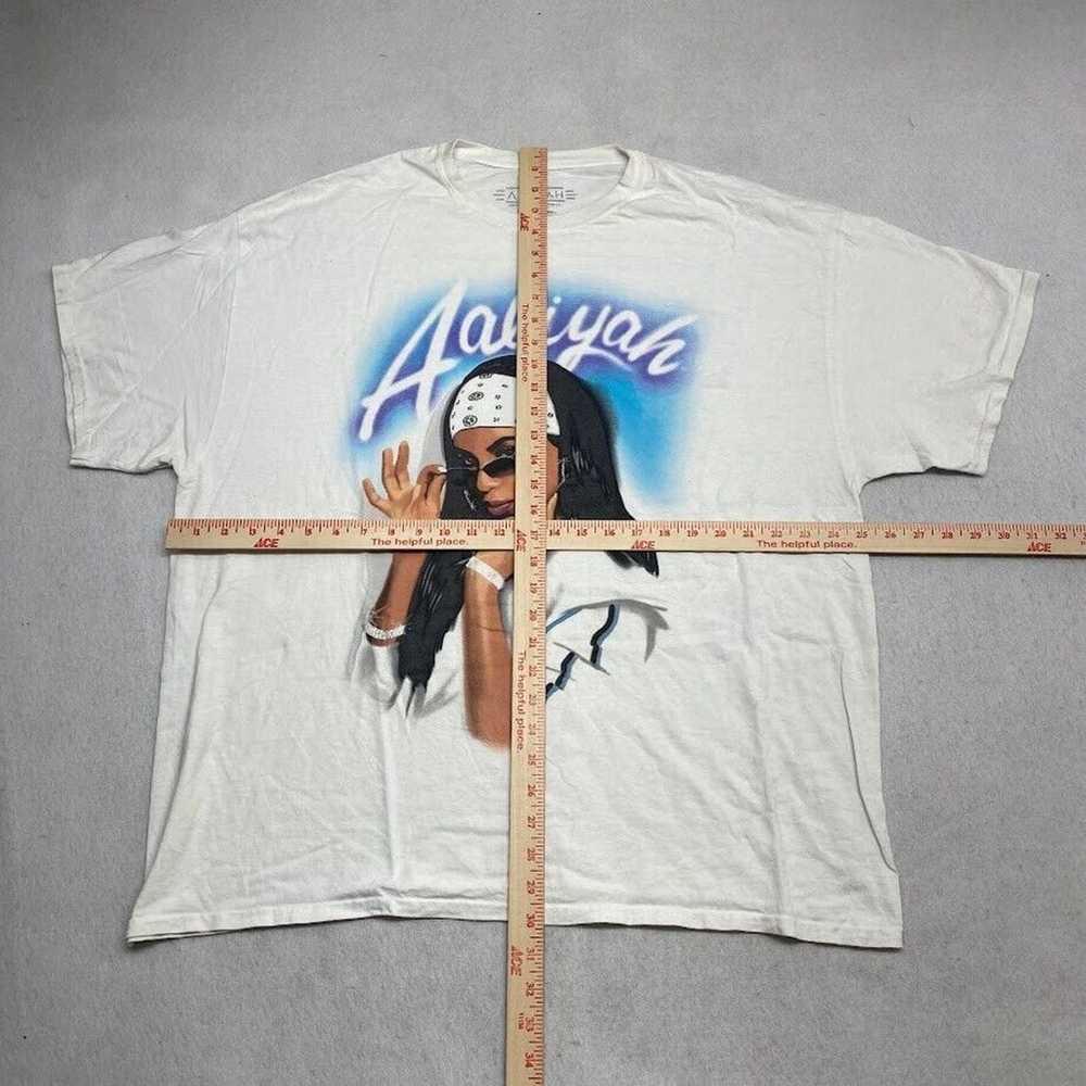 Aaliyah Singer Graphic Tee Thrifted Vintage Style… - image 5
