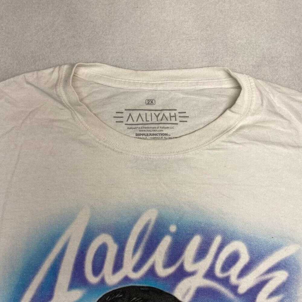 Aaliyah Singer Graphic Tee Thrifted Vintage Style… - image 9