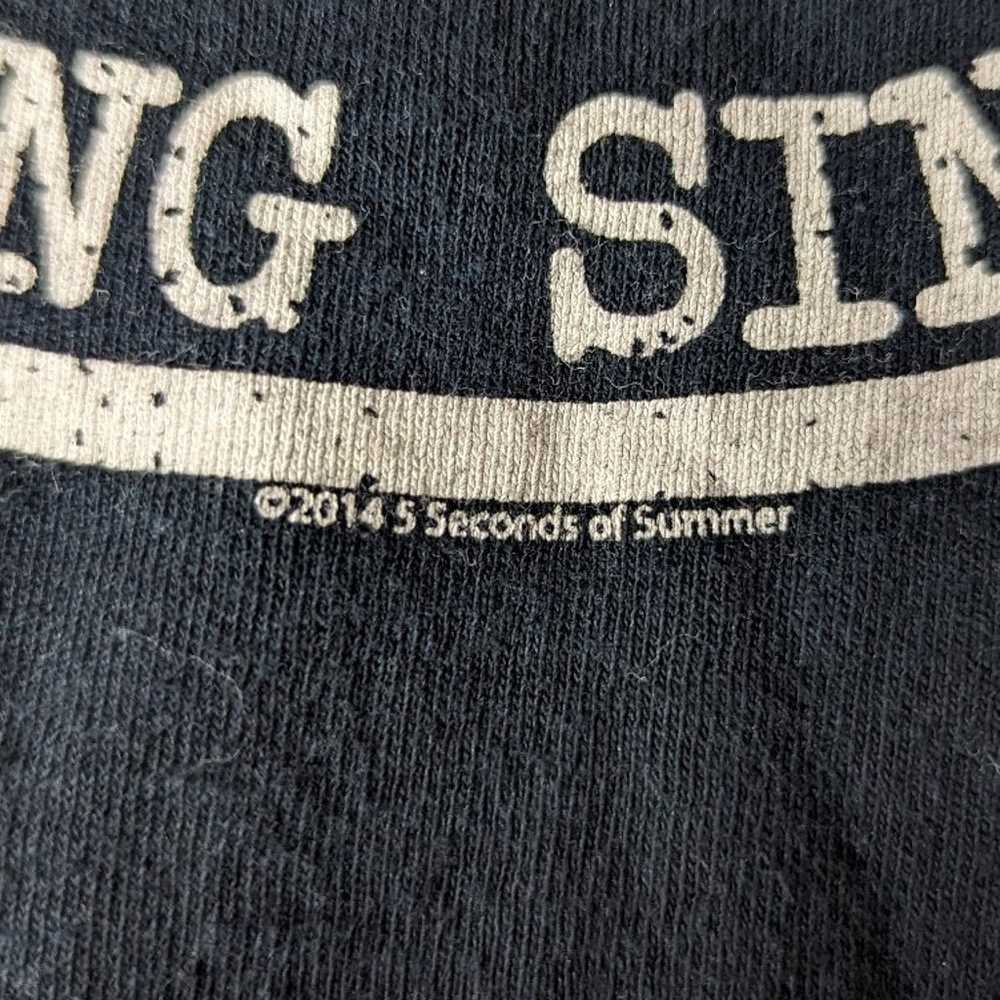2014 5 Seconds of Summer Roman Numerals Logo Shirt - image 5
