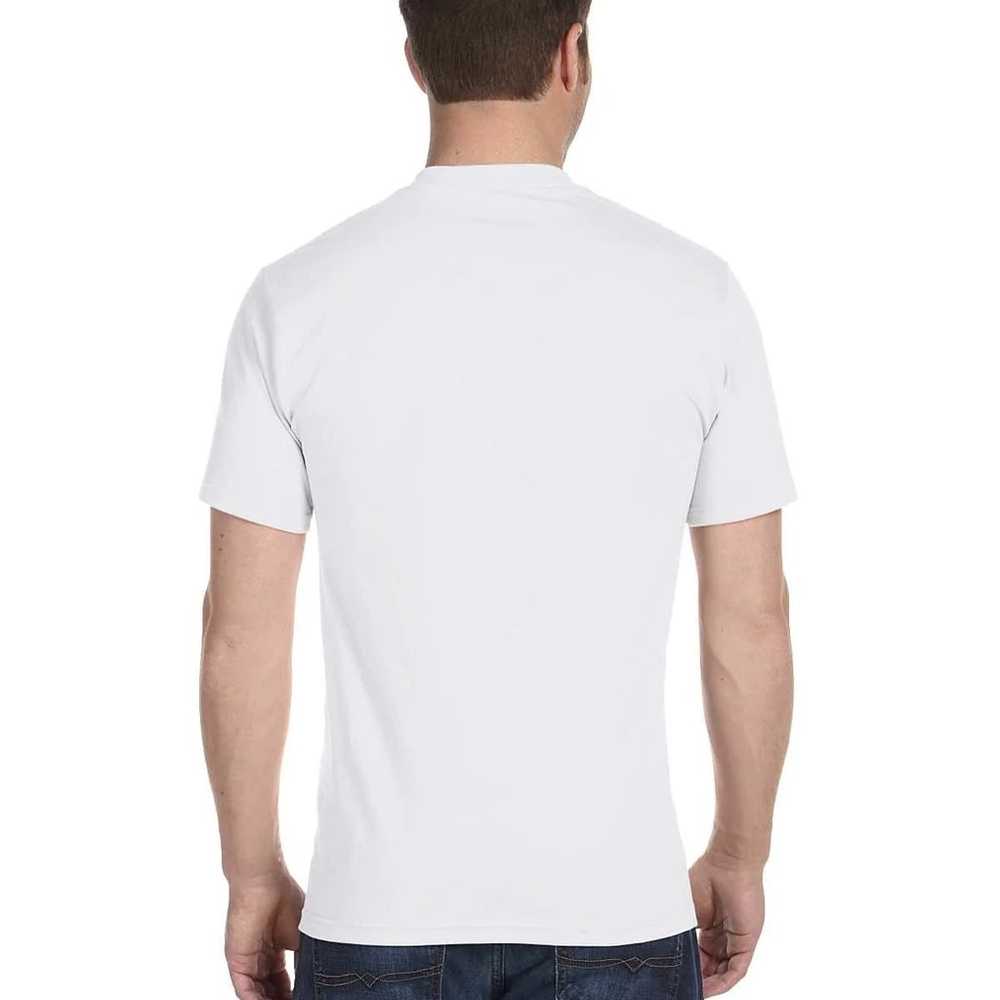 Hanes T-Shirts For Men Summer Cotton Tops Solid C… - image 2