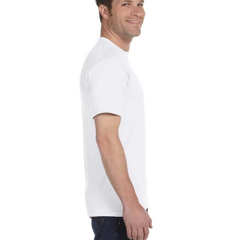 Hanes T-Shirts For Men Summer Cotton Tops Solid C… - image 3