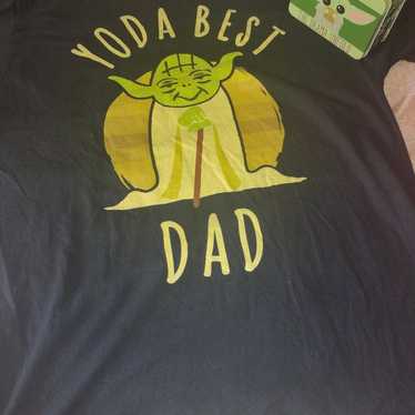 STAR WARS,YODA BEST DAD, men's xlg T-shirt & COLL… - image 1