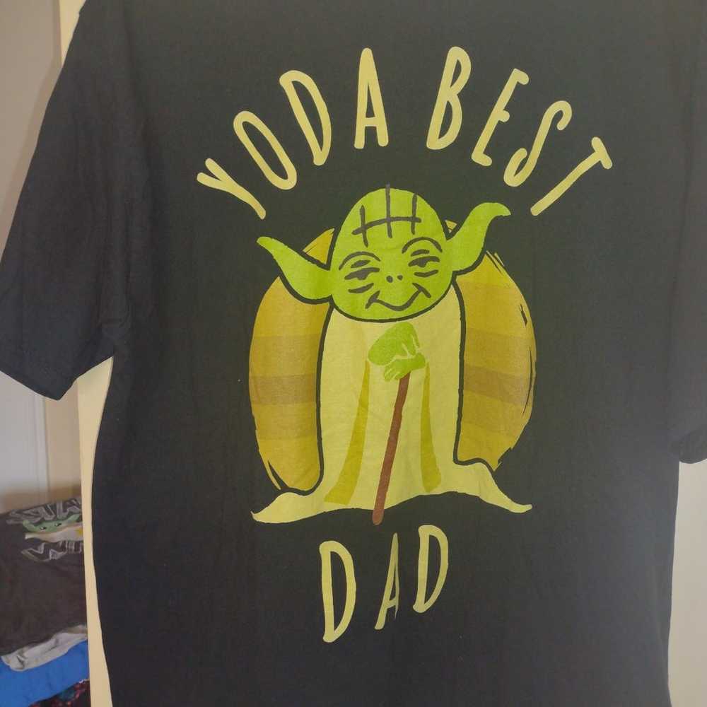 STAR WARS,YODA BEST DAD, men's xlg T-shirt & COLL… - image 2