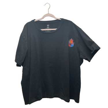 BP. Black Colorful Graphic Tee Shirt Short Sleeve… - image 1