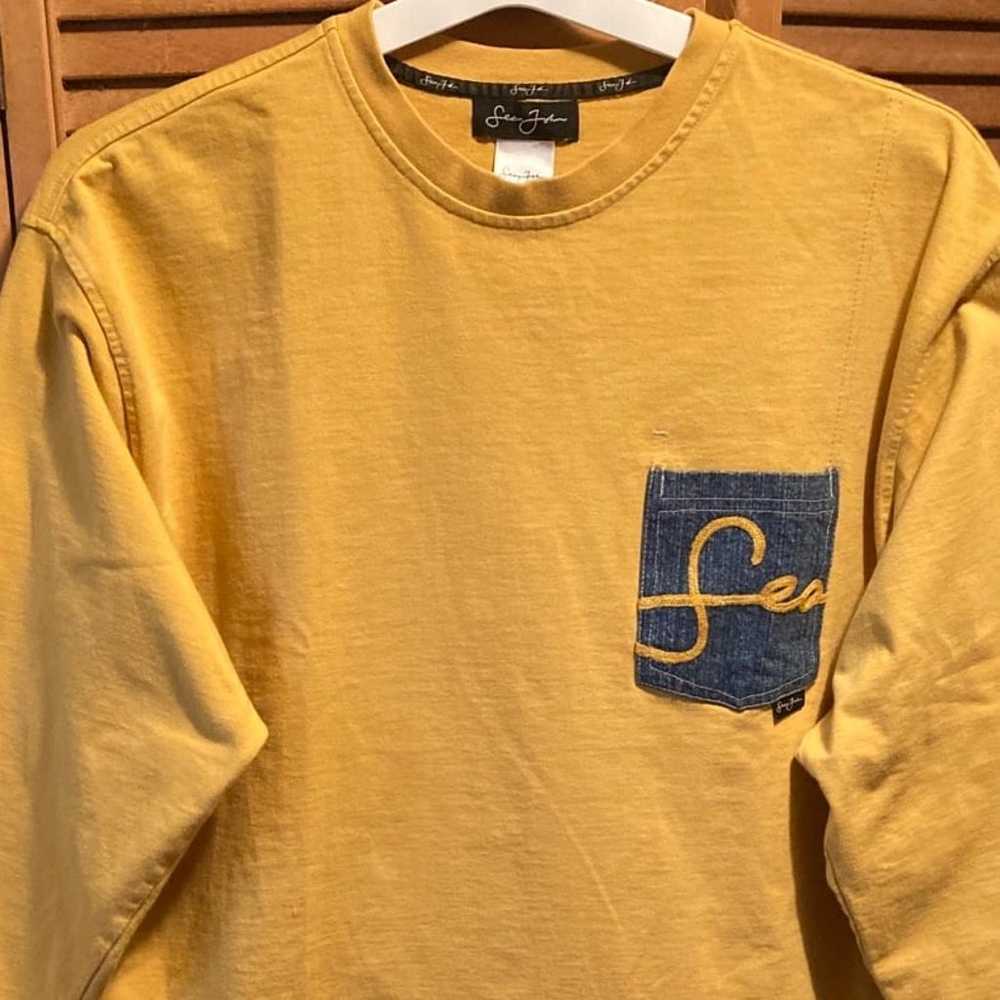 Sean John Mustard Heavyweight Long Sleeve Shirt w… - image 3