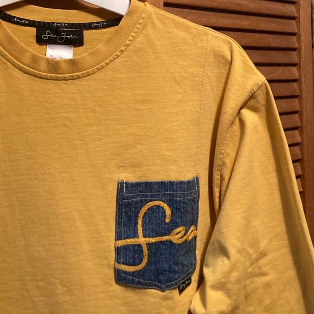 Sean John Mustard Heavyweight Long Sleeve Shirt w… - image 6