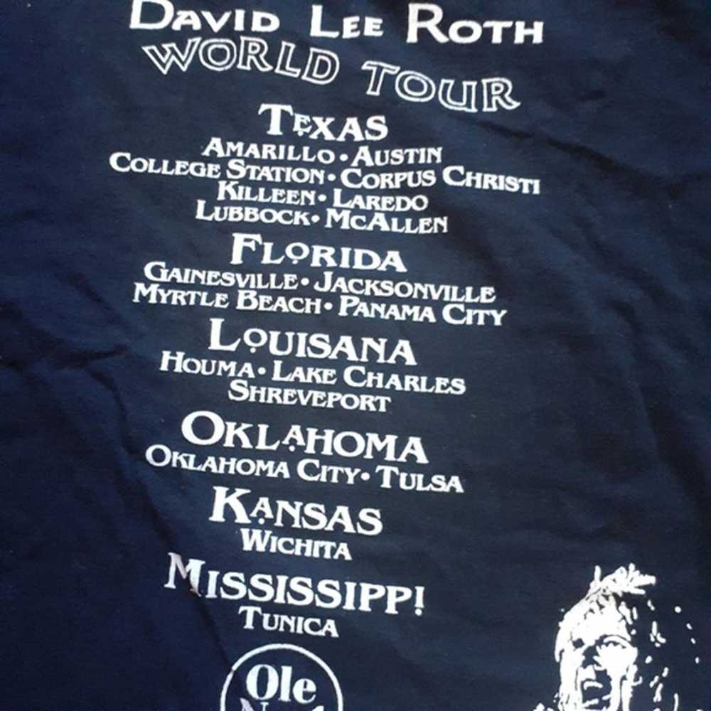 Vintage David Lee Roth 1999 Y2K Tour Shirt - image 6