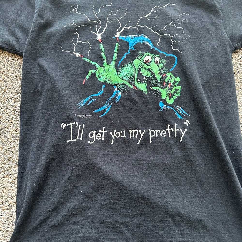 Vintage Wizard of Oz Shirt Witch I’ll Get You My … - image 2
