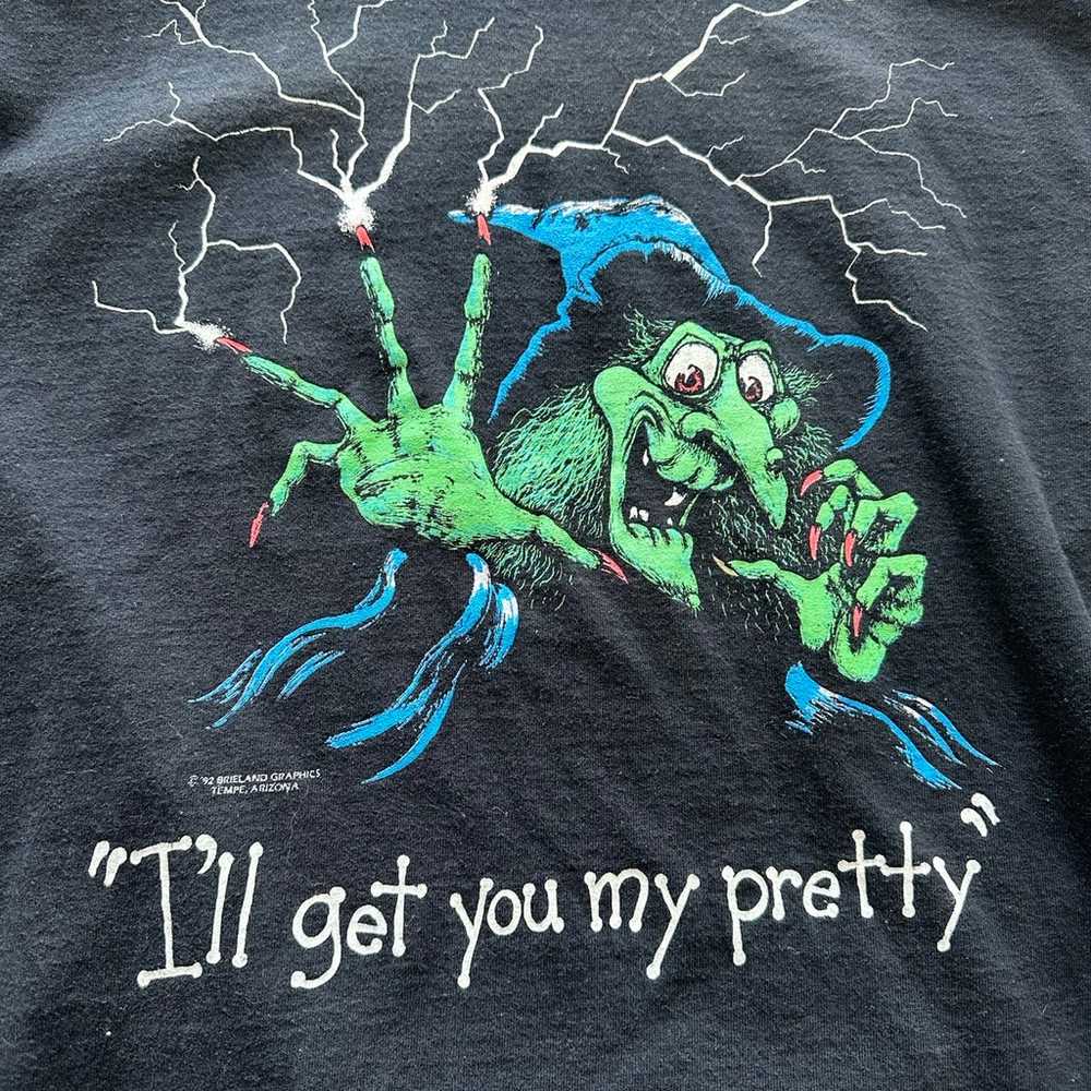 Vintage Wizard of Oz Shirt Witch I’ll Get You My … - image 5