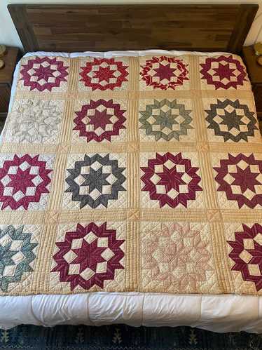 Antique 1910 Broken Star Quilt