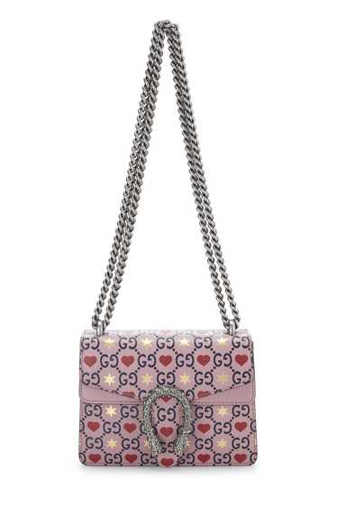 Pink Leather Valentine Dionysus Shoulder Bag Medi… - image 1