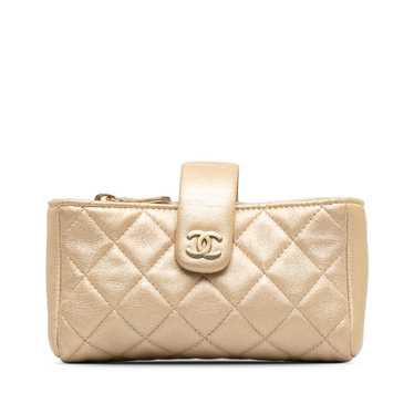 Product Details Chanel Champagne Gold Quilted CC O
