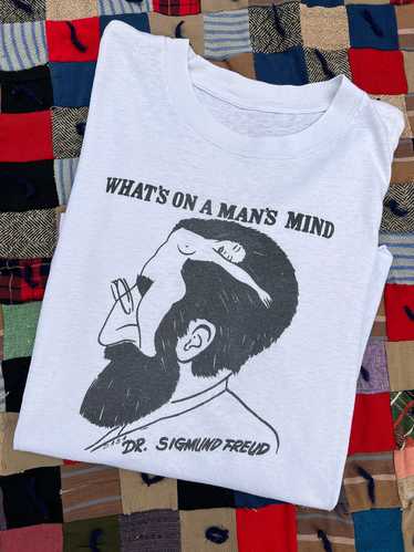 Vintage 1970's 1980's Sigmund Freud T-Shirt, What… - image 1