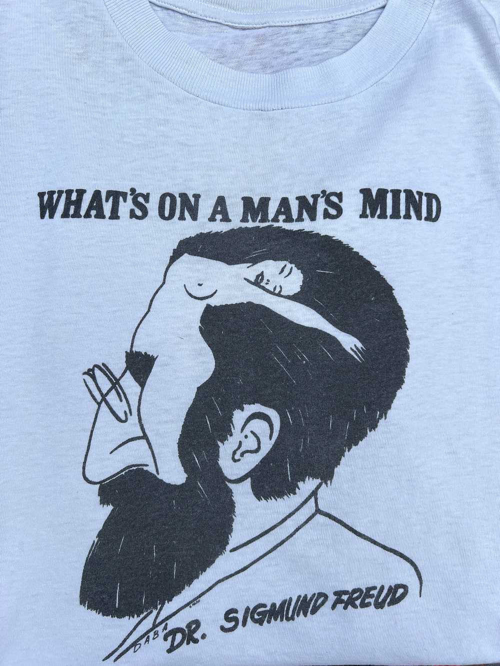 Vintage 1970's 1980's Sigmund Freud T-Shirt, What… - image 2