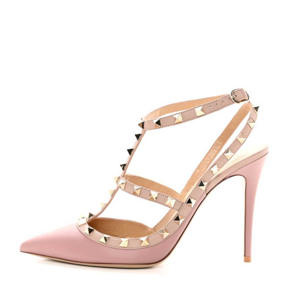 VALENTINO GARAVANI Calfskin Nappa Rockstud Ankle … - image 1