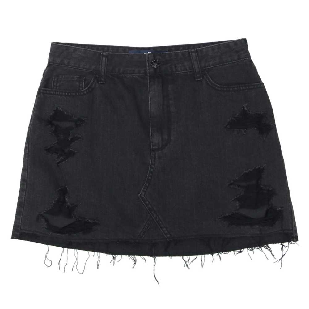 Ladies Hollister High Rise Ripped Mini Skirt - image 1