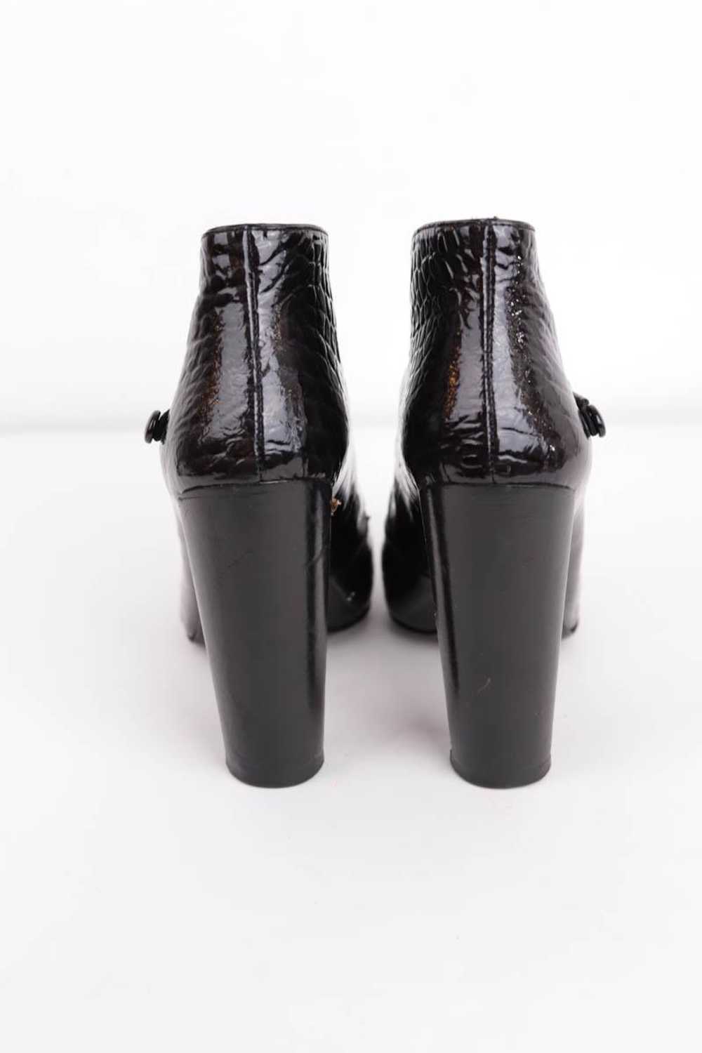 Circular Clothing Boots en cuir Louis Vuitton noi… - image 4