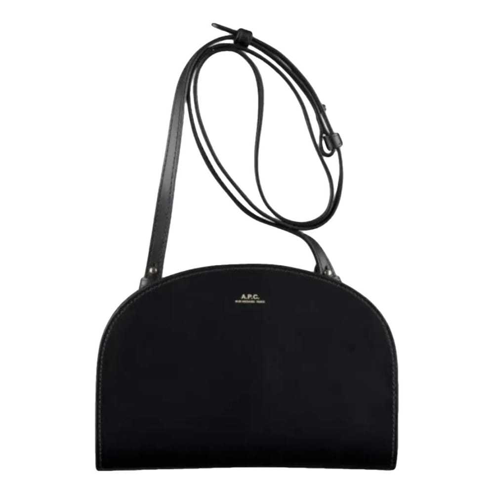 APC Demi-lune leather handbag - image 1