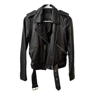 All saints bleeker leather jacket best sale