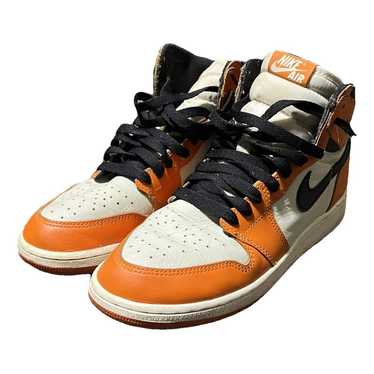Nike Air Force 1 leather high trainers - image 1
