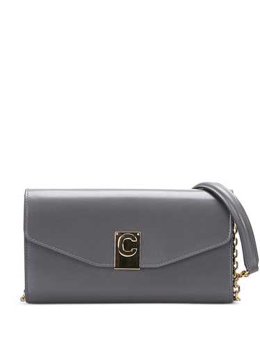 Céline Pre-Owned C chain-strap wallet bag - Grey