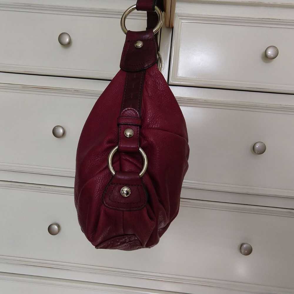 B Makowsky Leather Handbag Purse - image 3