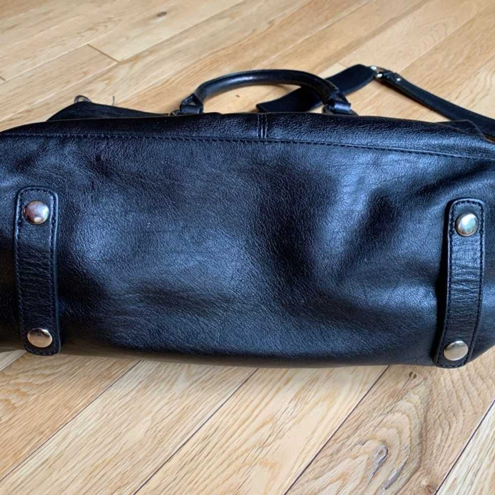 Coach Black Leather Handbag - image 3
