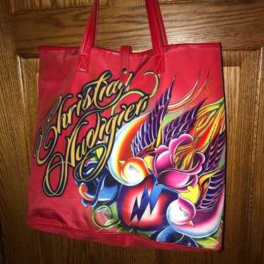 RARE Christian Audigier Tattoo Tote. - image 1