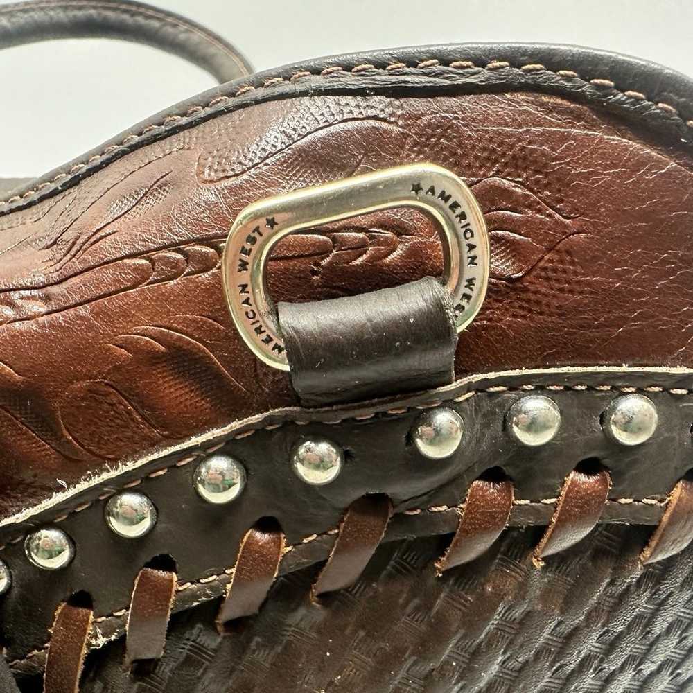American West Genuine Leather Handbag - image 3