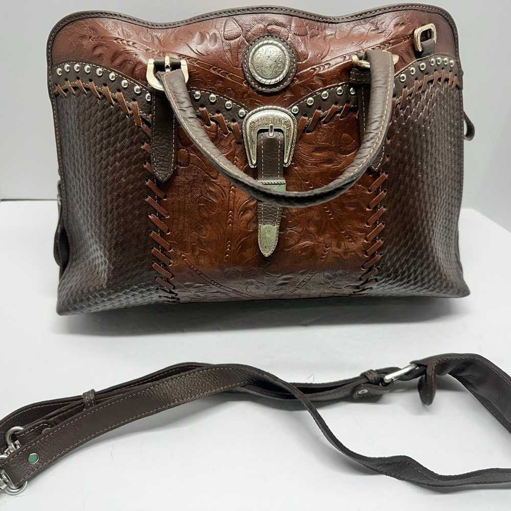 American West Genuine Leather Handbag - image 5