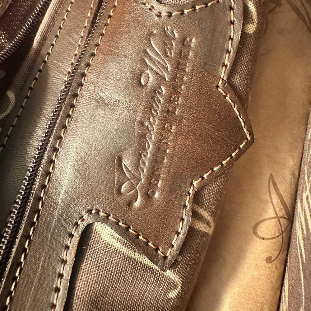 American West Genuine Leather Handbag - image 6