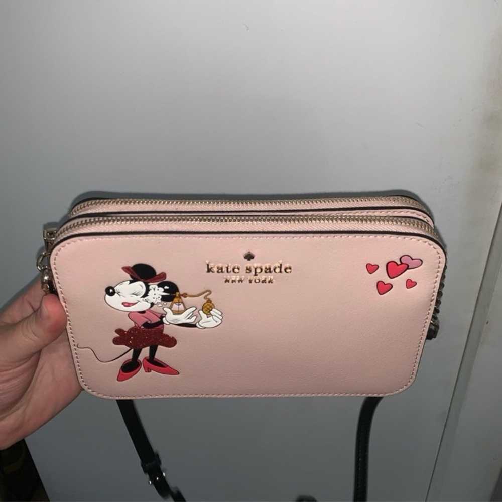 Kate Spade Minnie Mouse double zip crossbody - image 4