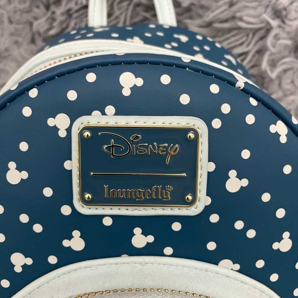 Mickey and Minnie Snowmen Loungefly Backpack and … - image 2