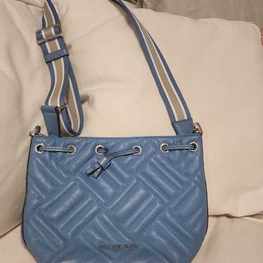 Michael Kors Bucket Bag French Blue Quilted Leath… - image 1