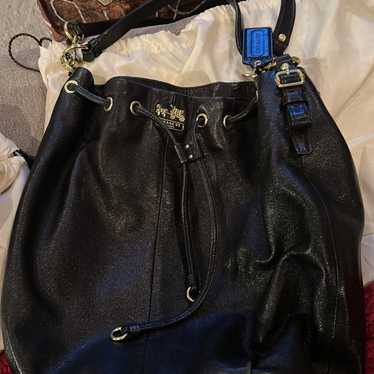 Coach Madison leather Marielle drawstring tote