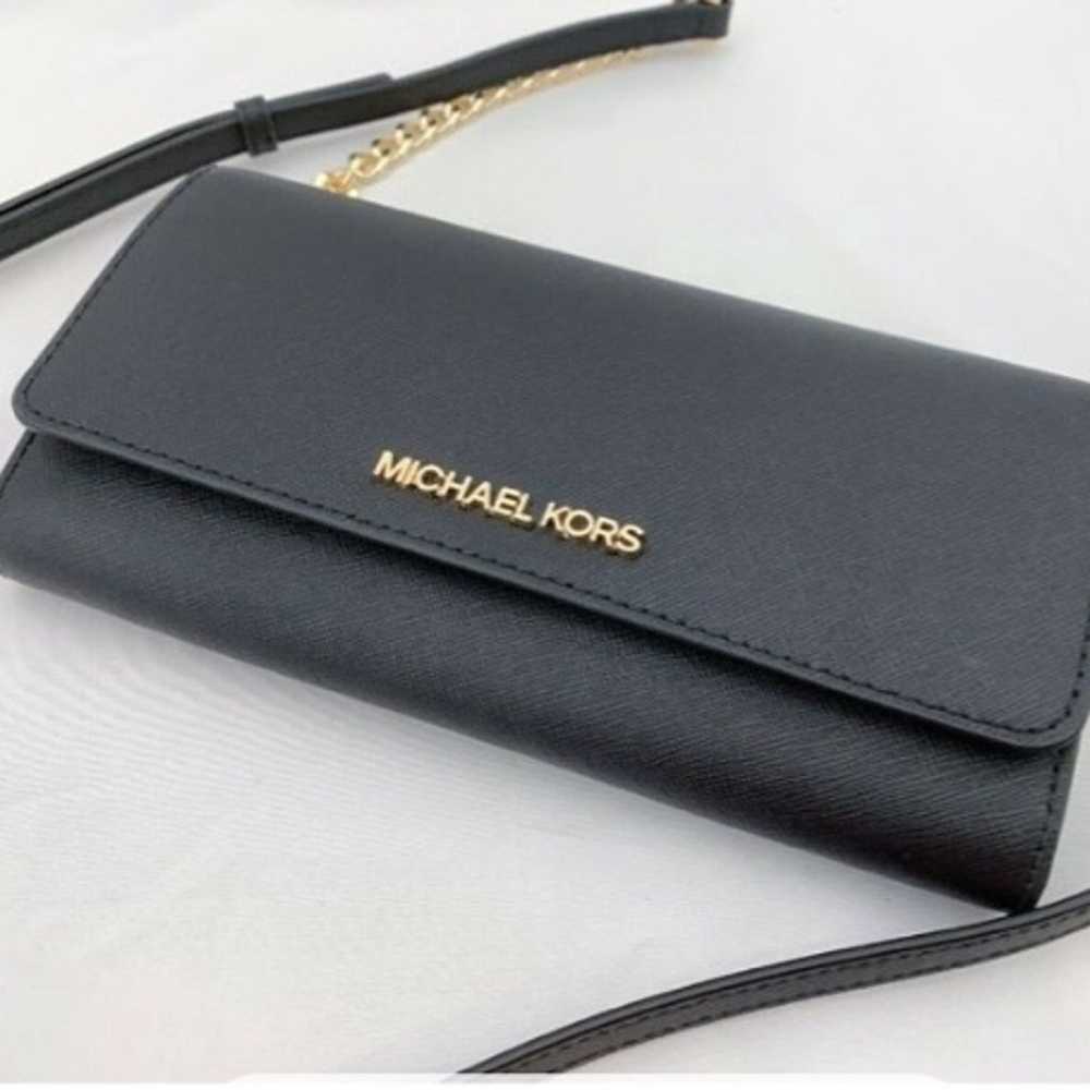 Michael Kors Jet black Saffiano cross body hybrid - image 9