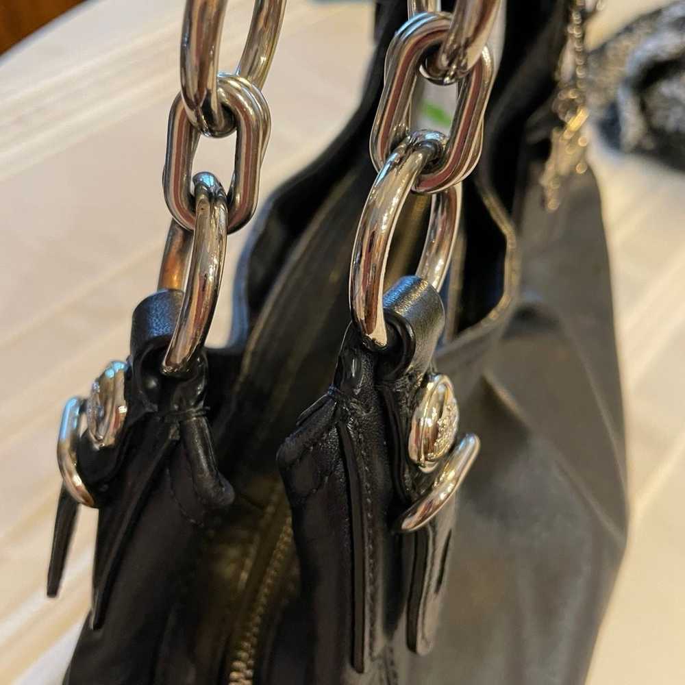 Coach leather shoulder bag - image 8