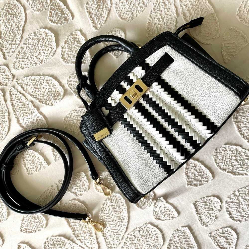 Michael Kors Karson Small Leather Handbag Crossbo… - image 1