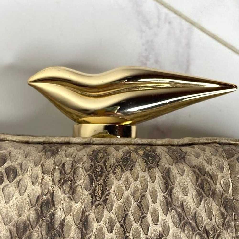 Diane von Furstenberg FLIRTY Metallic Gold Snakes… - image 8